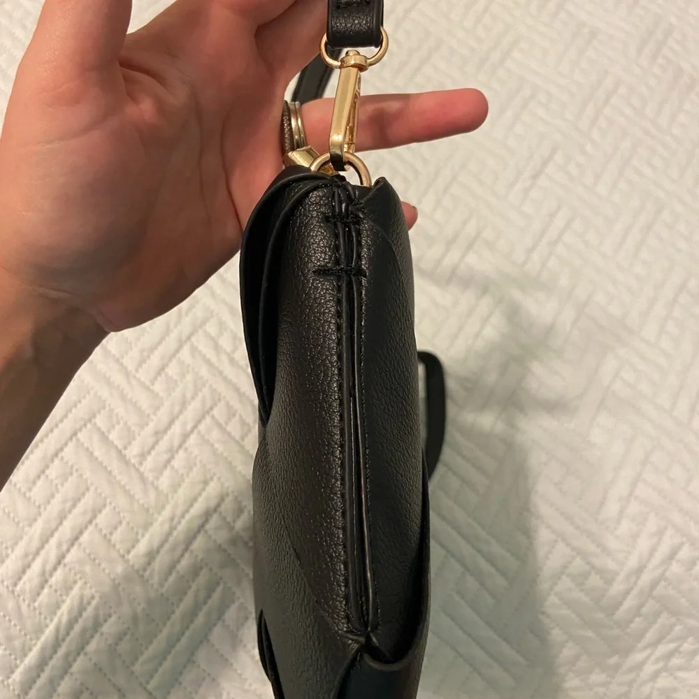 Melie Bianco - Connie Black Recycled Vegan Crossbody Bag